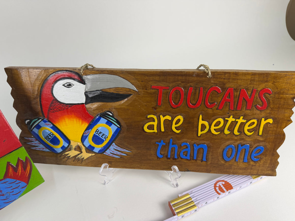 Tiki Bar Decor/ Toucans