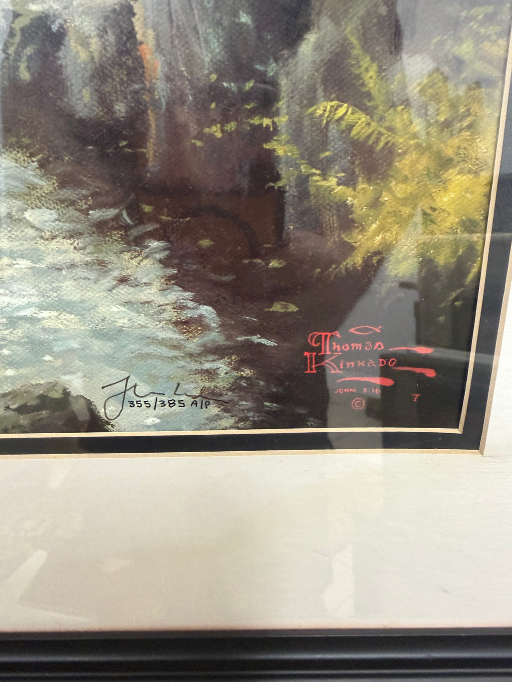 Thomas Kinkade “Bridge of Faith” Artist Proof Limited Edition – Framed