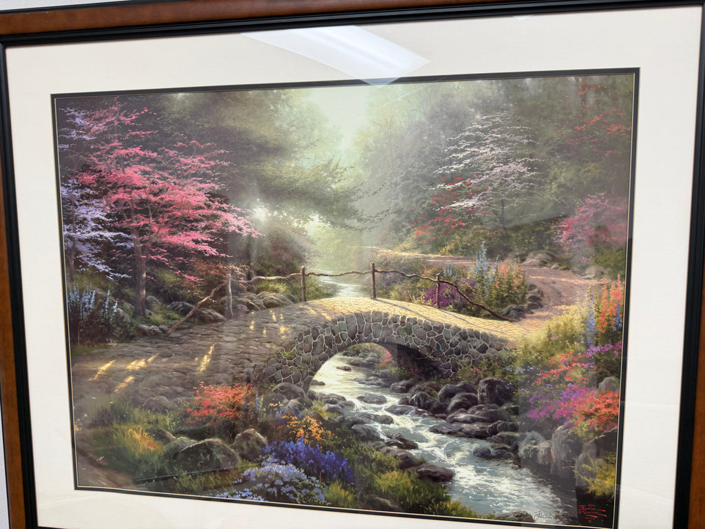 Thomas Kinkade “Bridge of Faith” Artist Proof Limited Edition – Framed