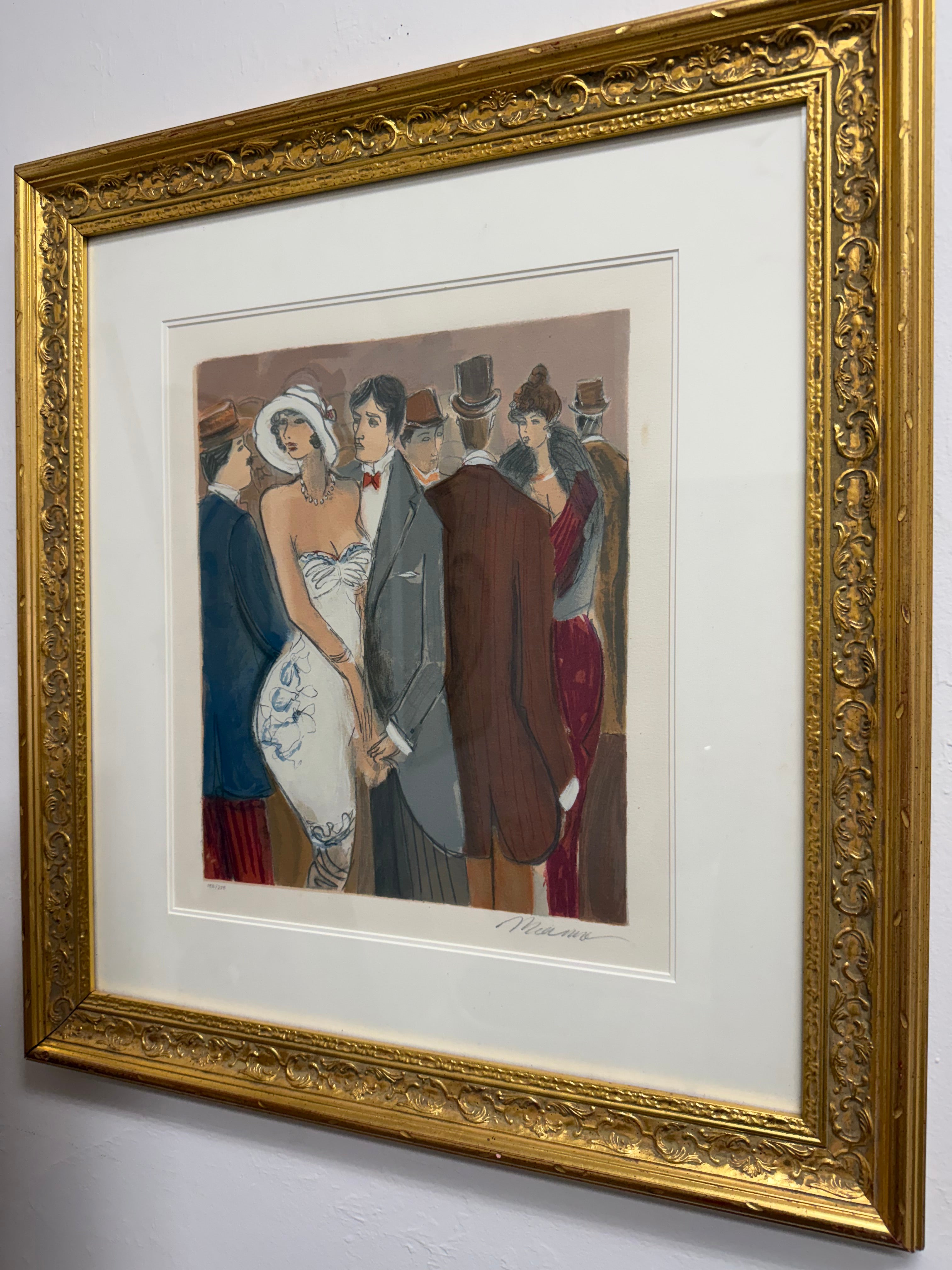 Isaac Maimon “Close Encounter” Signed & Numbered Limited Edition Serigraph 188/275 – Framed