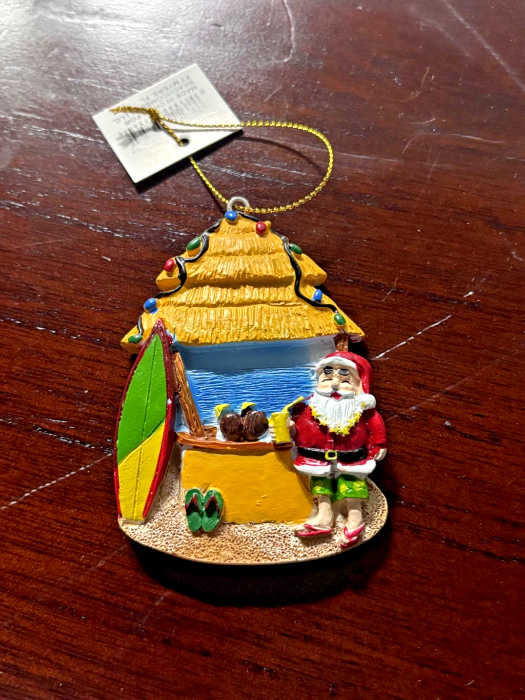 Tropical Theme Holiday Ornaments