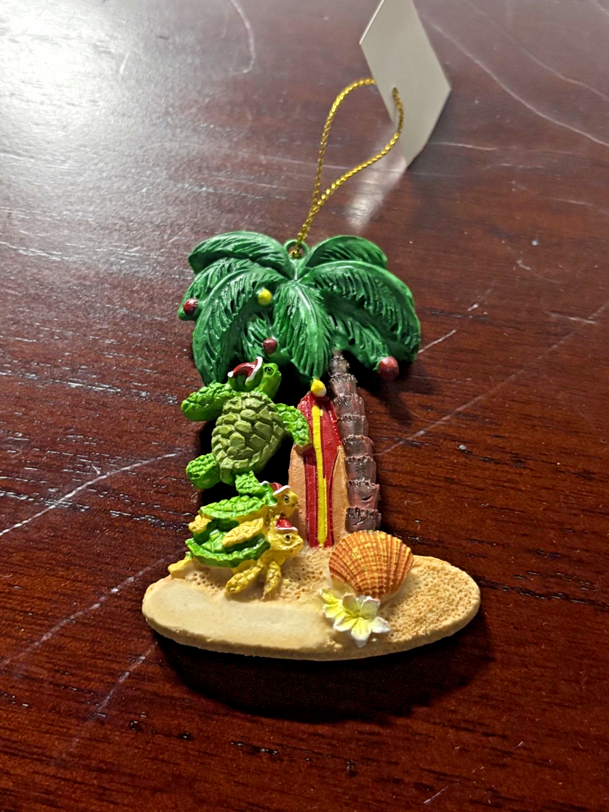 Tropical Theme Holiday Ornaments